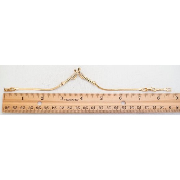 Vintage Victorian Statement V Shape Bracelet 8 1/2 inch by Avon - T20 - Picture 3 of 3